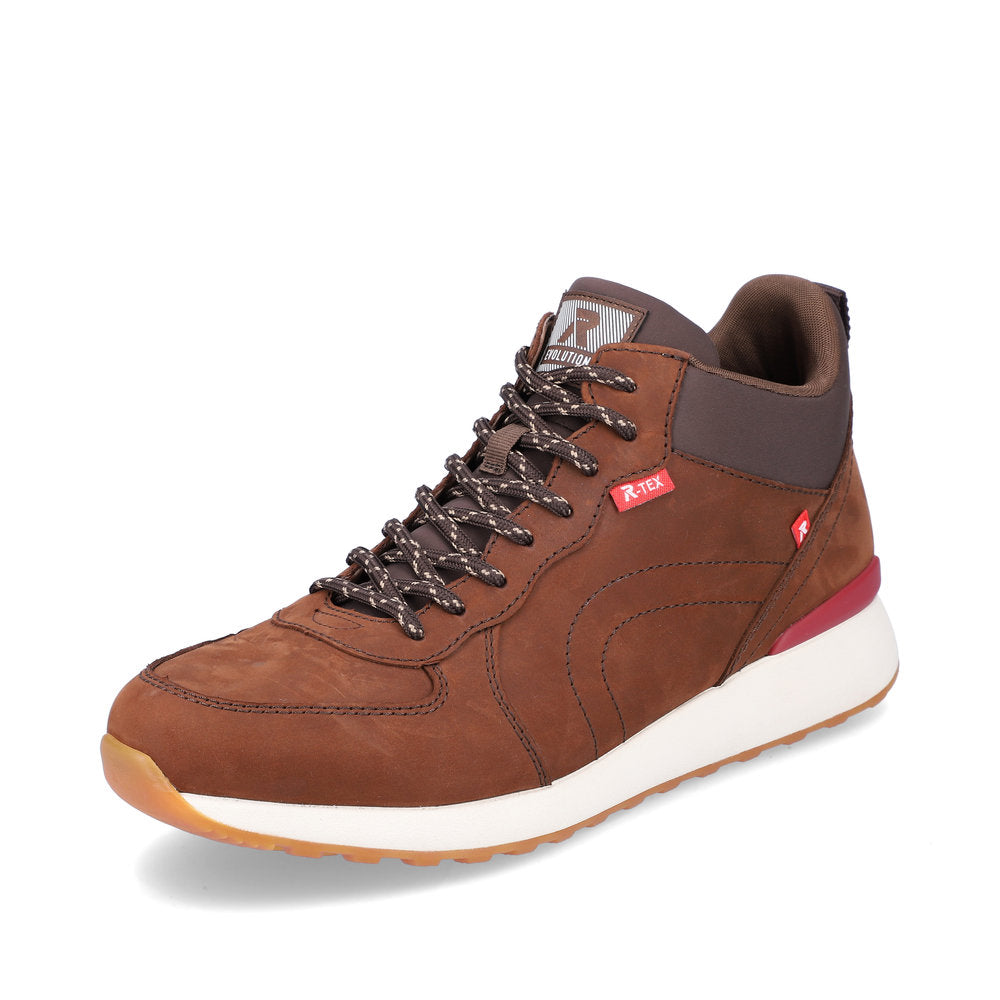 Rieker Evolution Leather Men's 07660-00 Ankle Boots - Brown