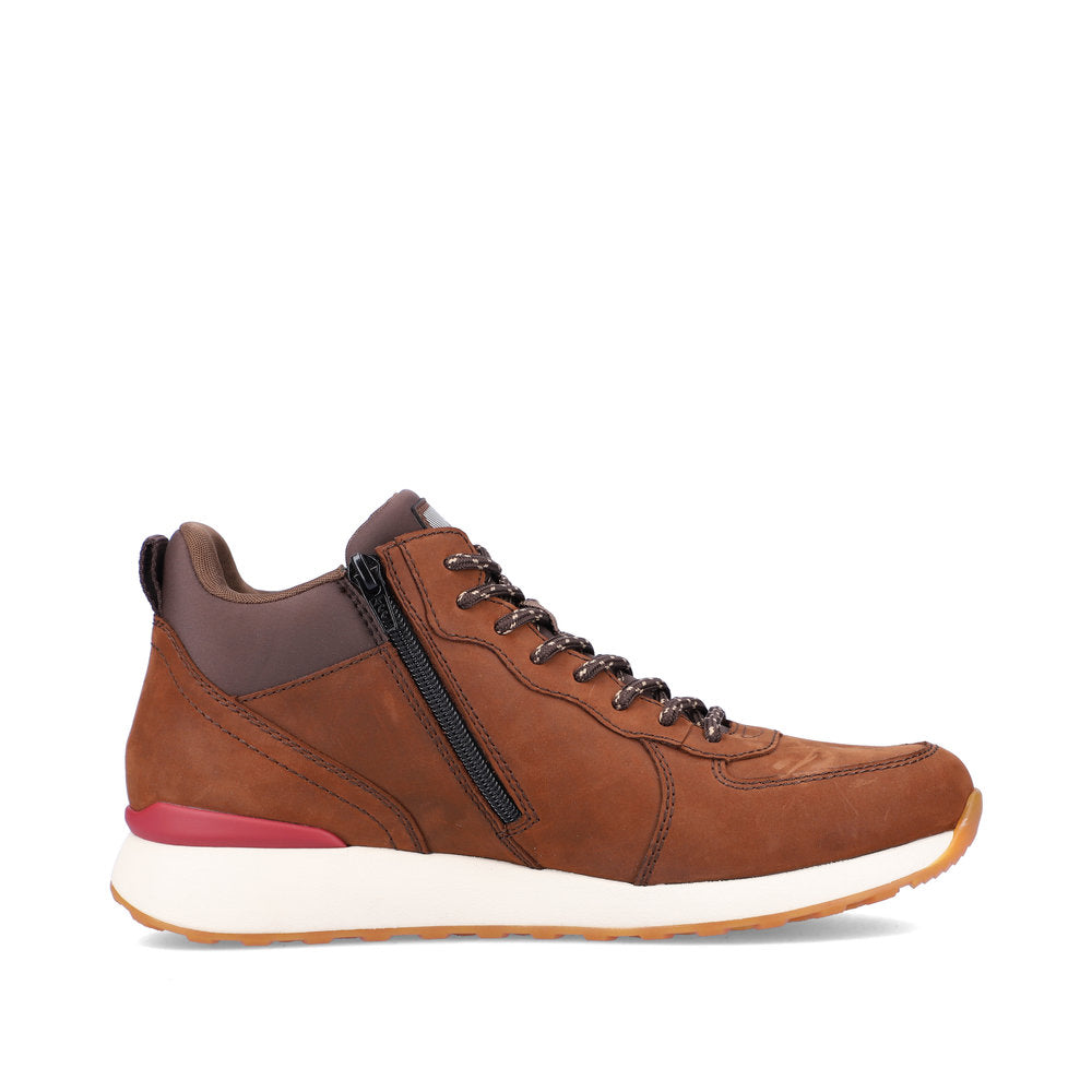 Rieker Evolution Leather Men's 07660-00 Ankle Boots - Brown dU2VaIsb
