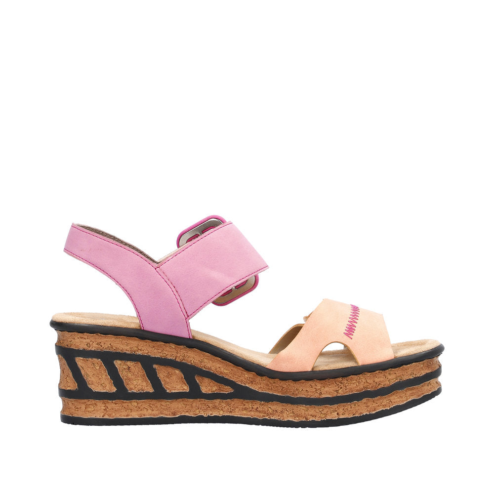 Rieker Women's Style 68176 Dress Sandal - Multi 8iFr6EGc