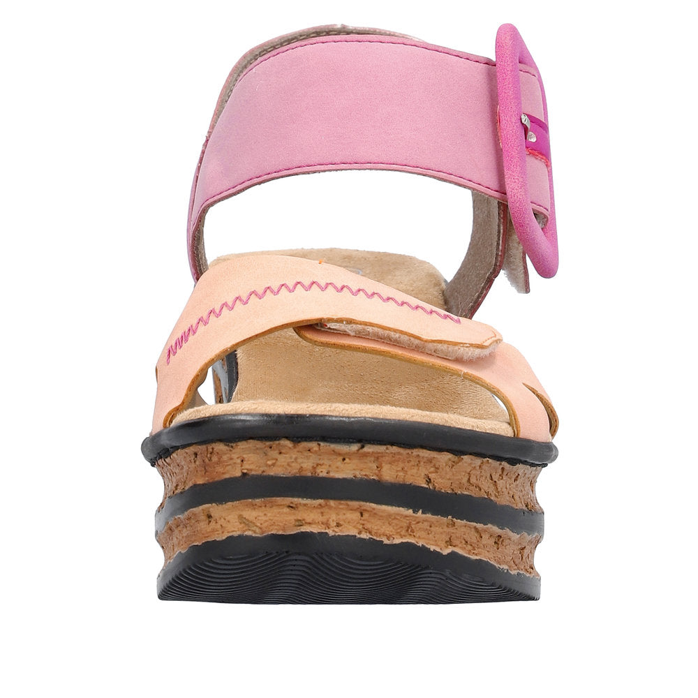 Rieker Women's Style 68176 Dress Sandal - Multi 8iFr6EGc
