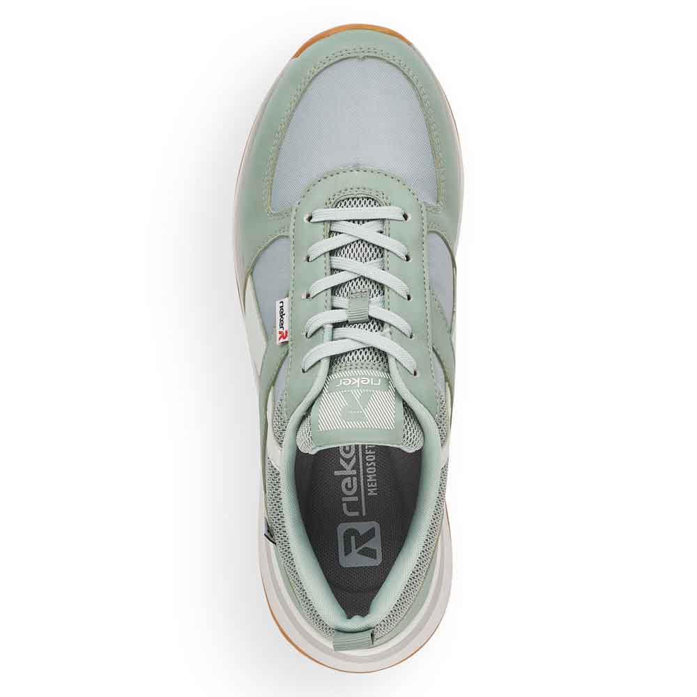 Rieker Evolution Women's Style 42502 Athletic Lace-Up - Green vKYWyr4x