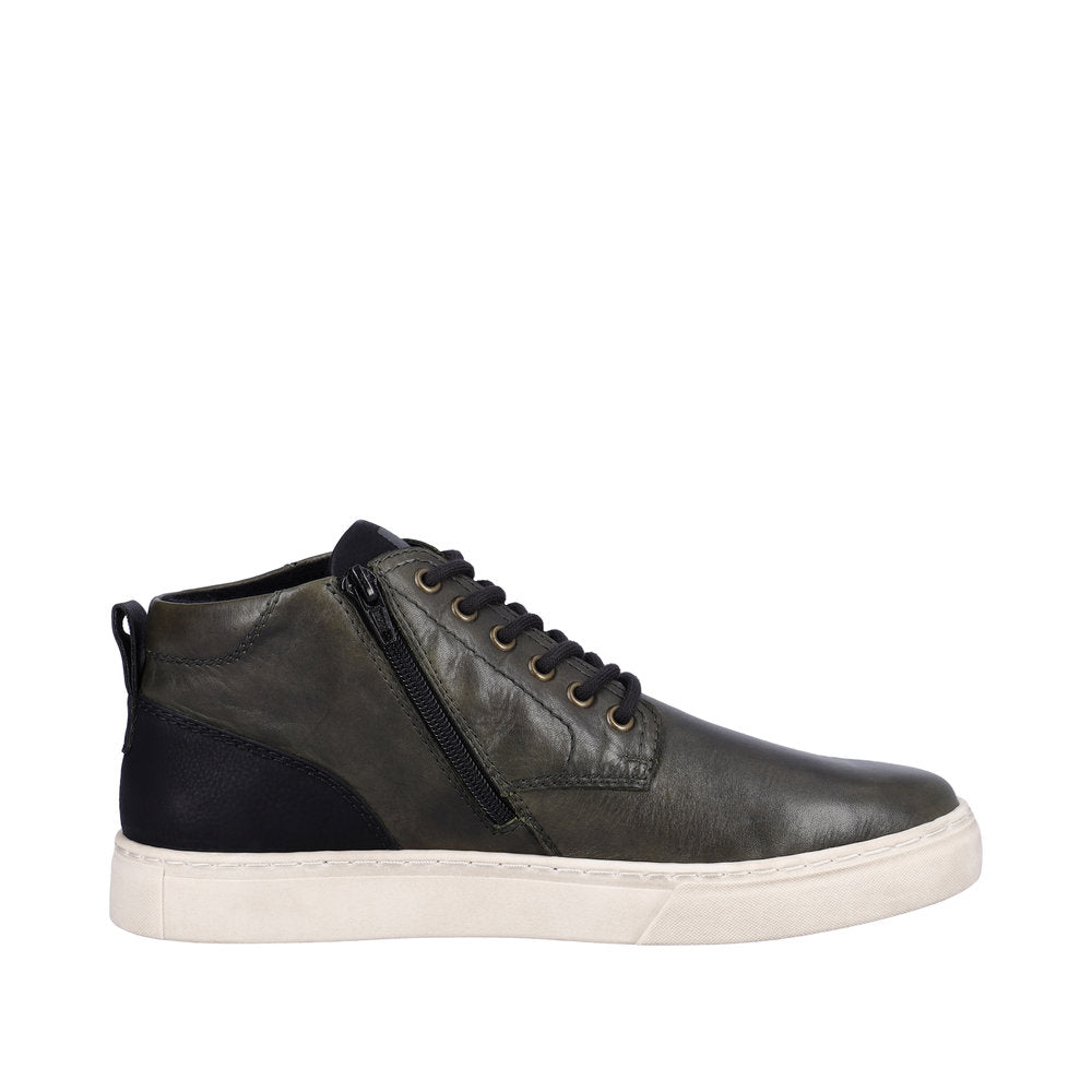 Rieker Evolution Leather Men's U0762 Ankle Boots - Green yjkt08Vz