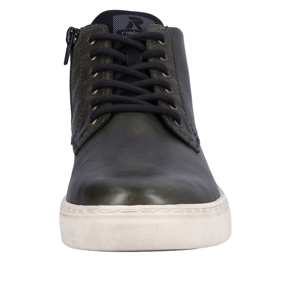 Rieker Evolution Leather Men's U0762 Ankle Boots - Green yjkt08Vz