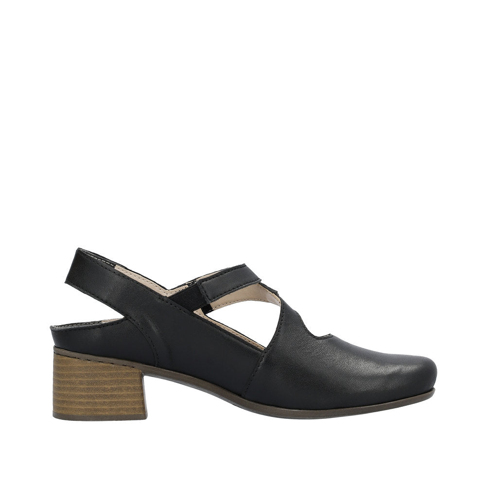 Rieker Women's Style 41697 Dress Sling-Back - Black 2iN3vtyh