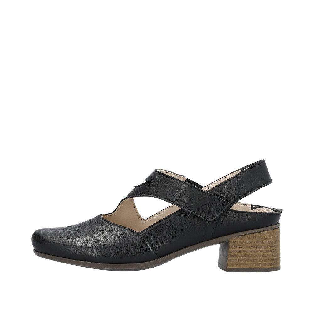 Rieker Women's Style 41697 Dress Sling-Back - Black 2iN3vtyh
