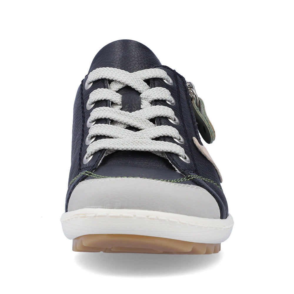 Remonte Women's Style R1427 Casual Lace-Up With Zip - Blue Combination fk22IN77
