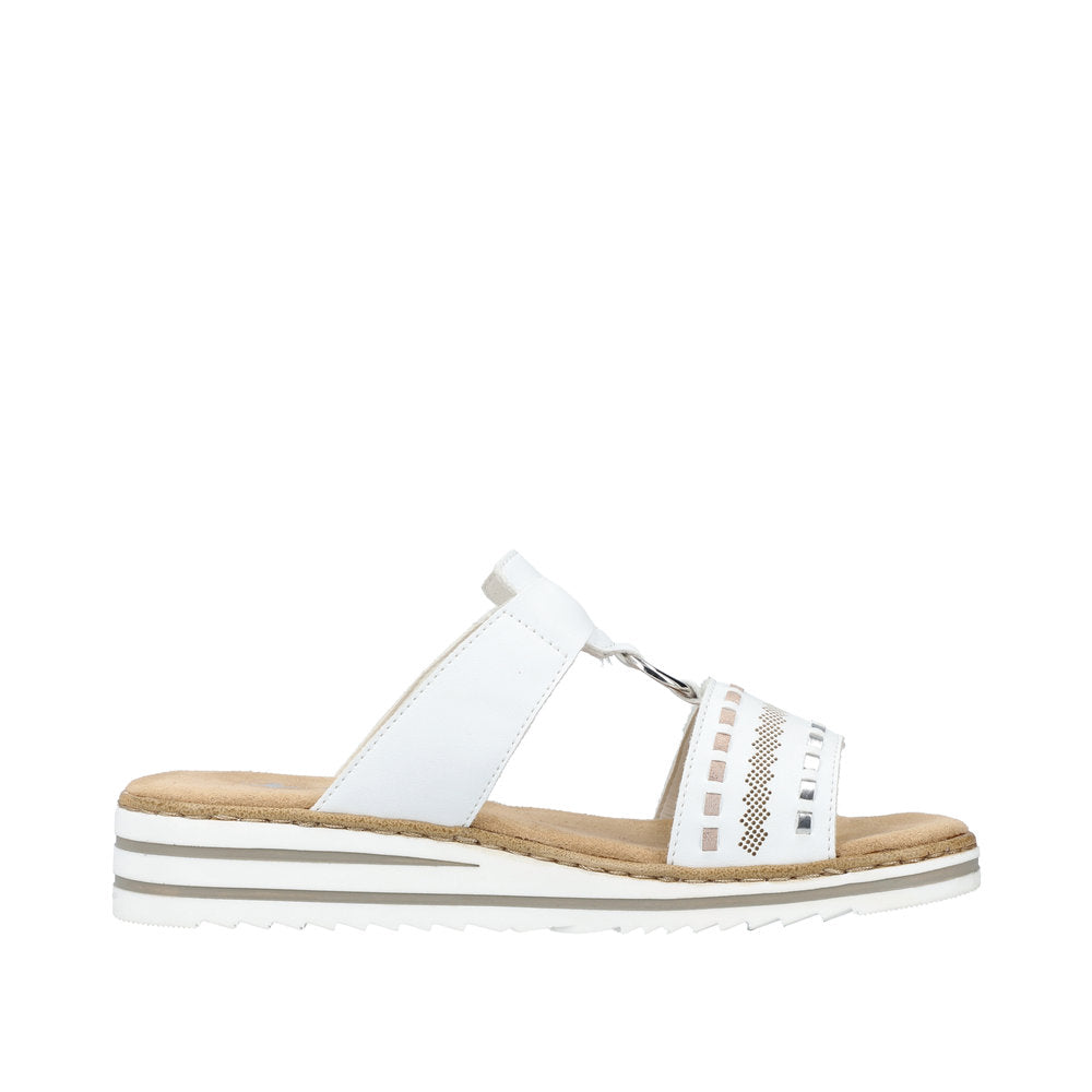 Rieker Women's Style V0636 Casual Mule - White jggWFgq2