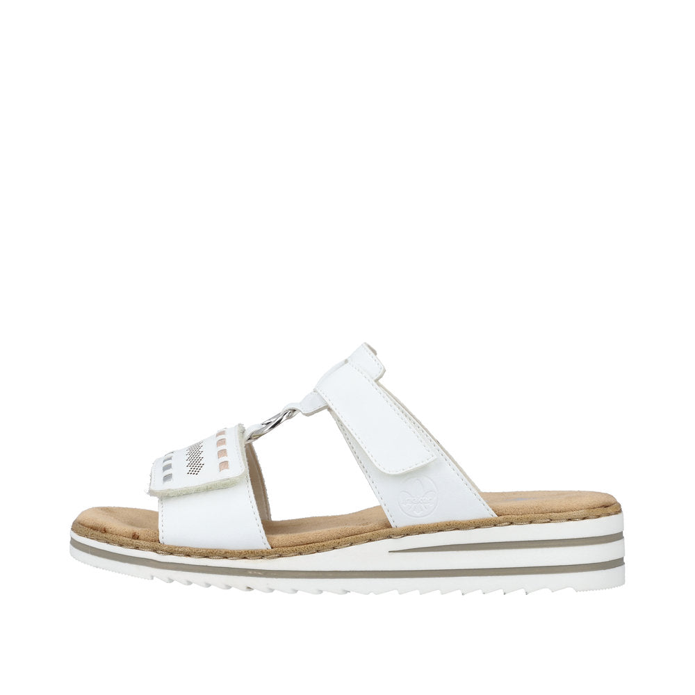 Rieker Women's Style V0636 Casual Mule - White jggWFgq2