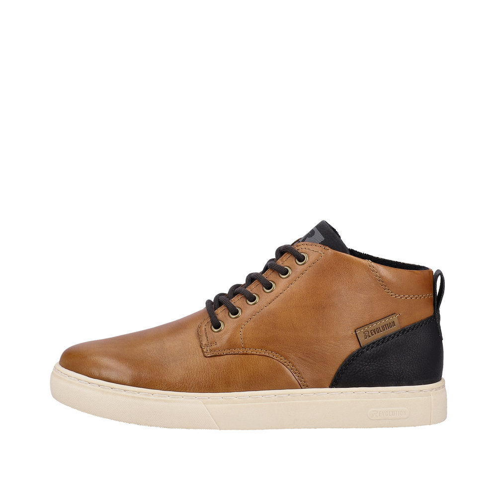 Rieker Evolution Leather Men's U0762 Ankle Boots - Brown 2AlLPEbT
