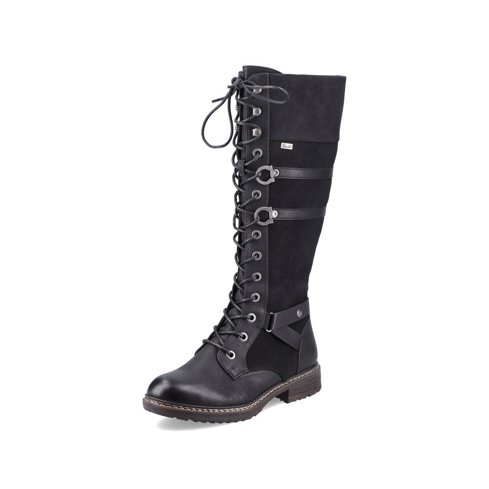 Rieker Synthetic Material Women's' Tall 94732-14 Tall Boots - Black