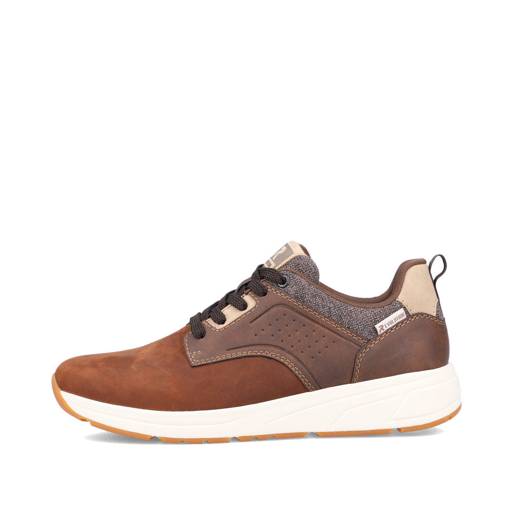 Rieker Evolution Synthetic Leather Men's 07005 - Brown WelYi0Ey
