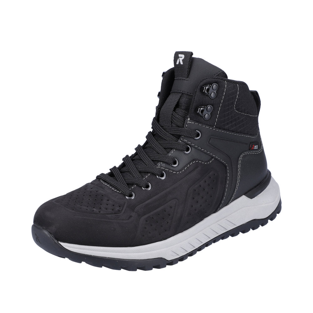 Rieker Evolution Synthetic Leather Men's U0161 Ankle Boots - Black