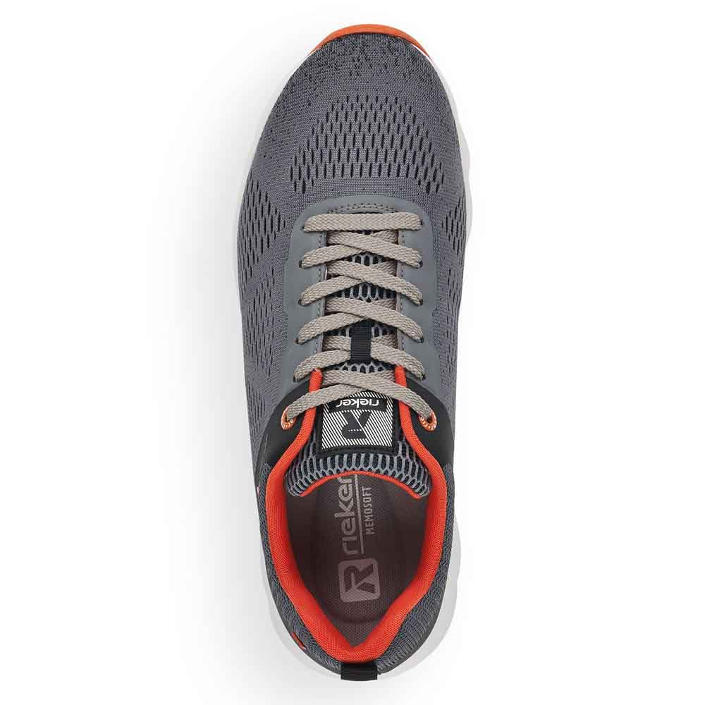 Rieker Evolution Men's Style 07806 Athletic Lace-Up - Grey fUkfv8Jp
