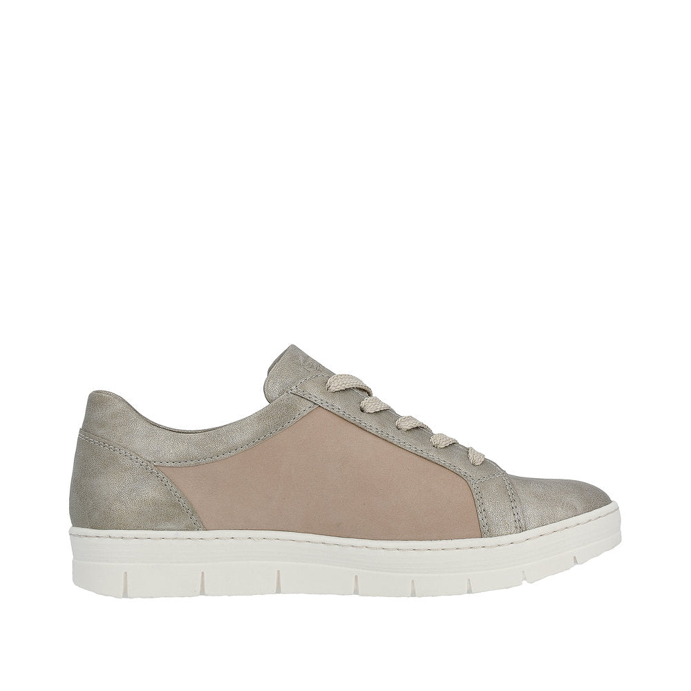 Remonte Women's Style D5830 Casual Lace-Up With Zip - Metallic Ih3lD5rt