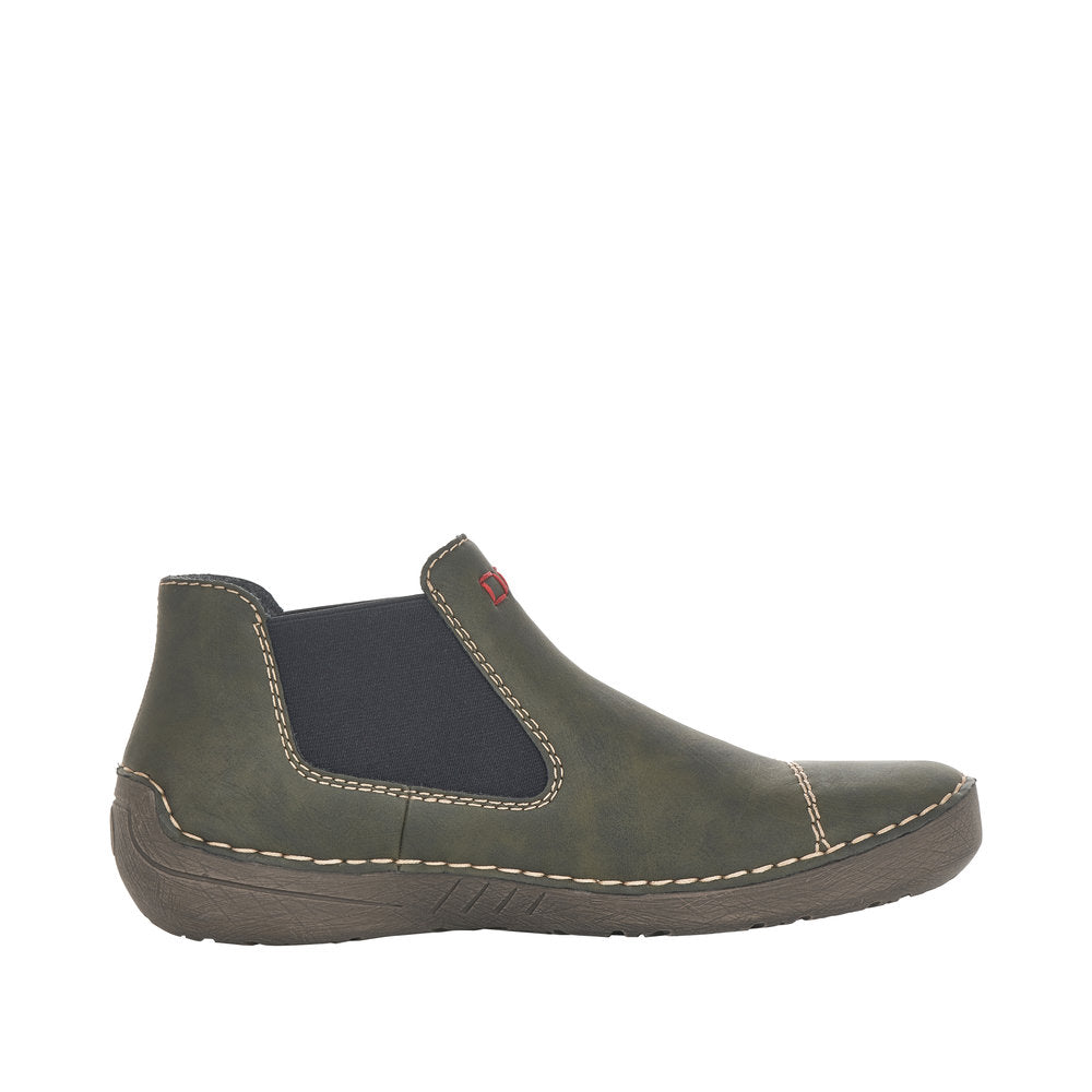 Rieker Synthetic Material Women's Short 52590 Ankle Boots - Green seTo7eKE