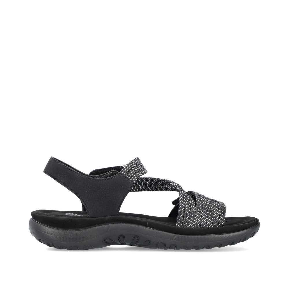 Rieker Women's Style 64870 Athletic Sandal - Black dQvbIjQP
