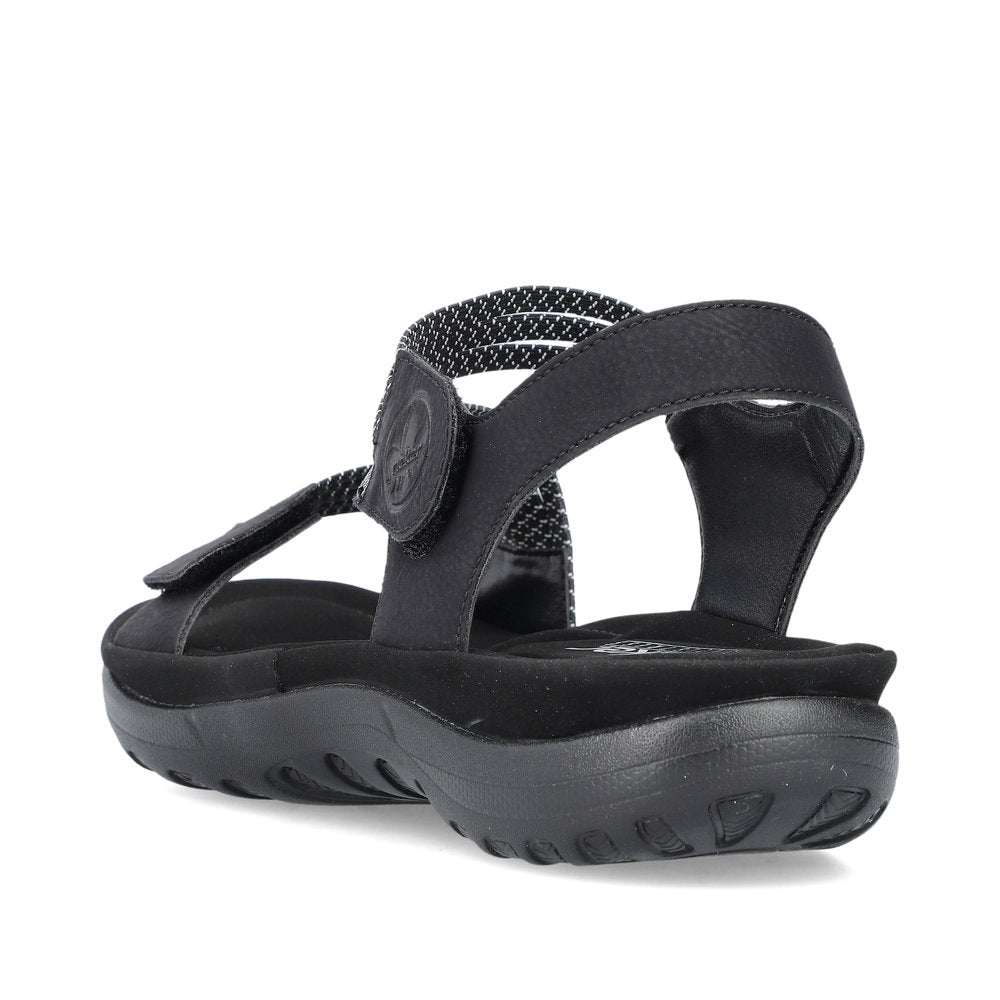 Rieker Women's Style 64870 Athletic Sandal - Black dQvbIjQP