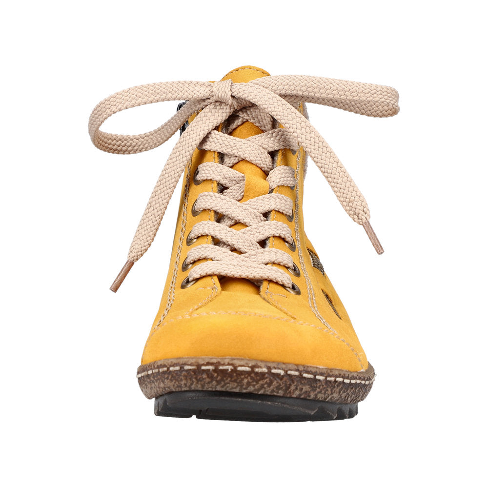 Rieker Synthetic Material Women's Short L7543 Ankle Boots - Yellow QEdv5mdZ