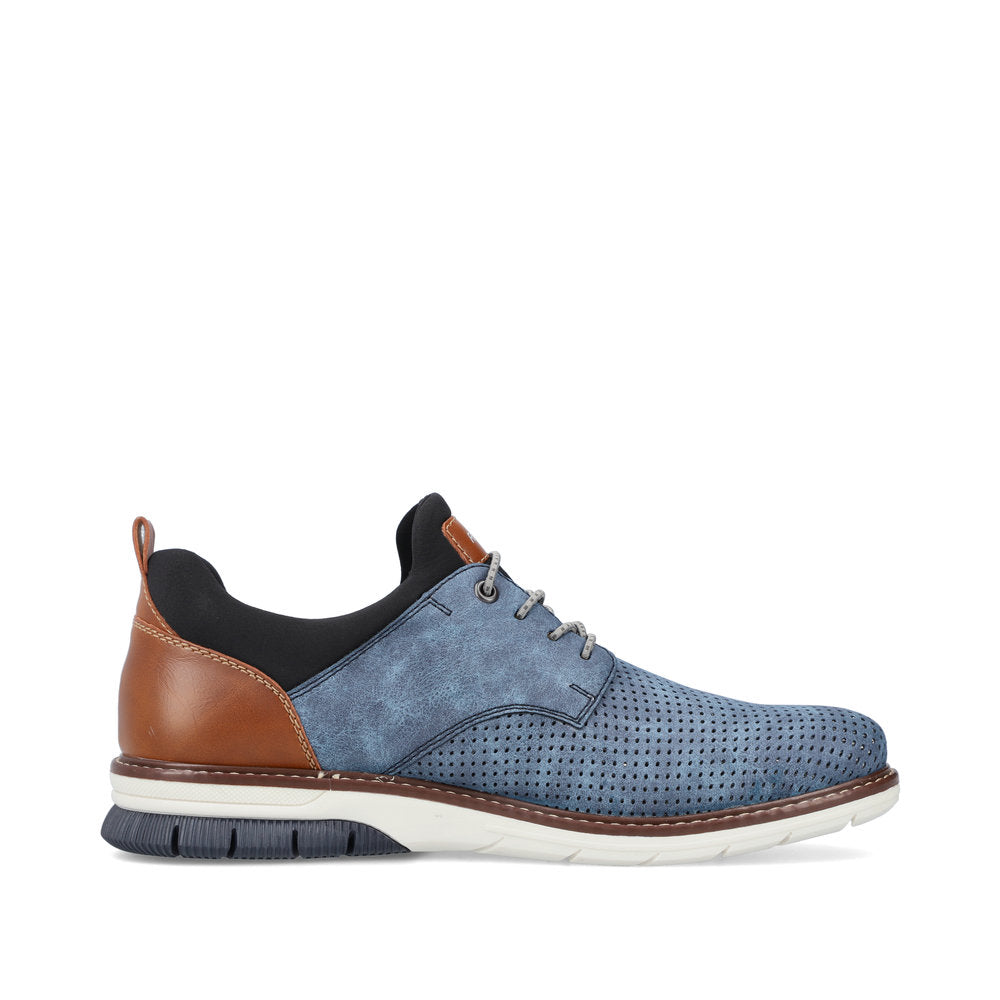 Rieker Men's Style 14450 Dress Slip-On - Blue 6BVhYL4t