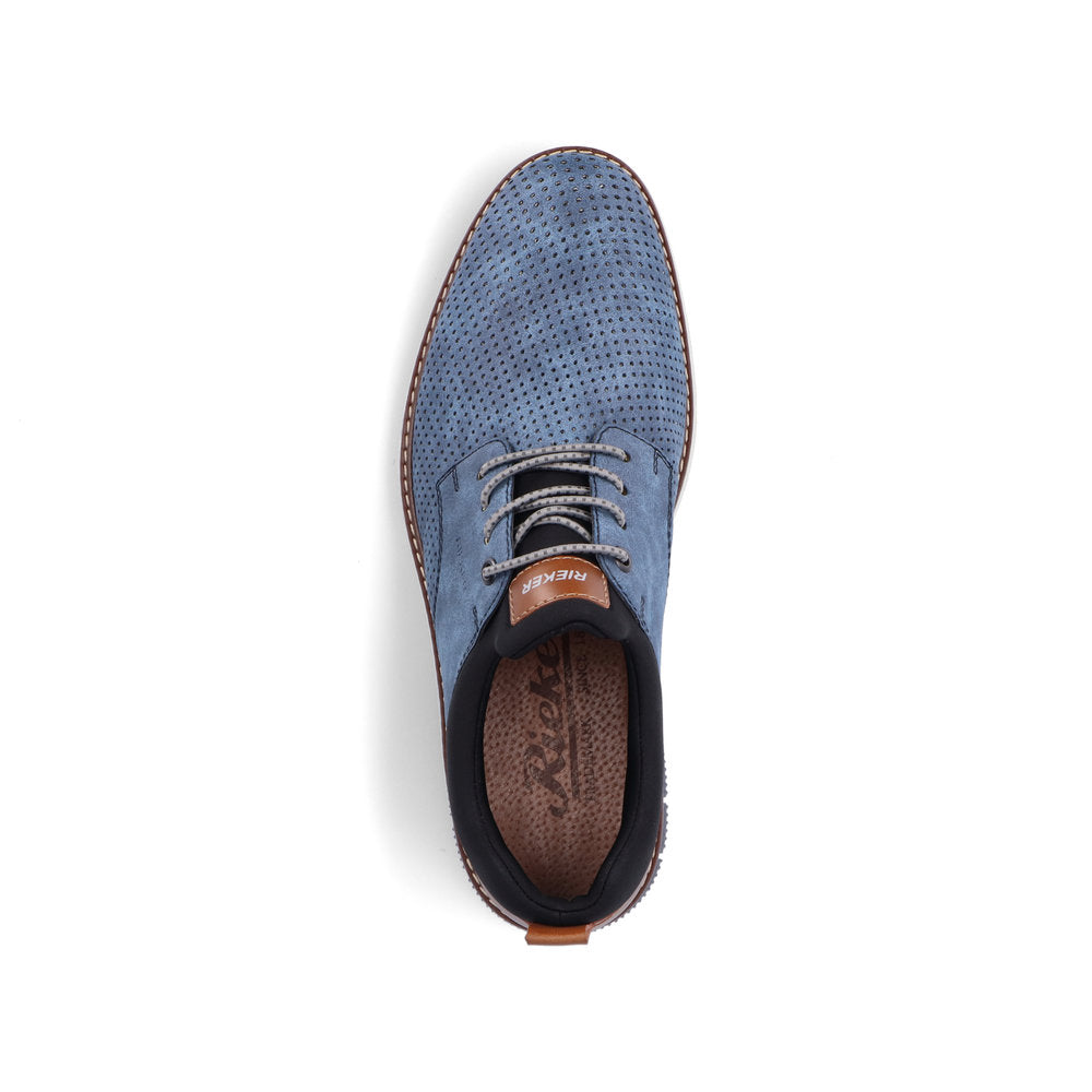 Rieker Men's Style 14450 Dress Slip-On - Blue 6BVhYL4t
