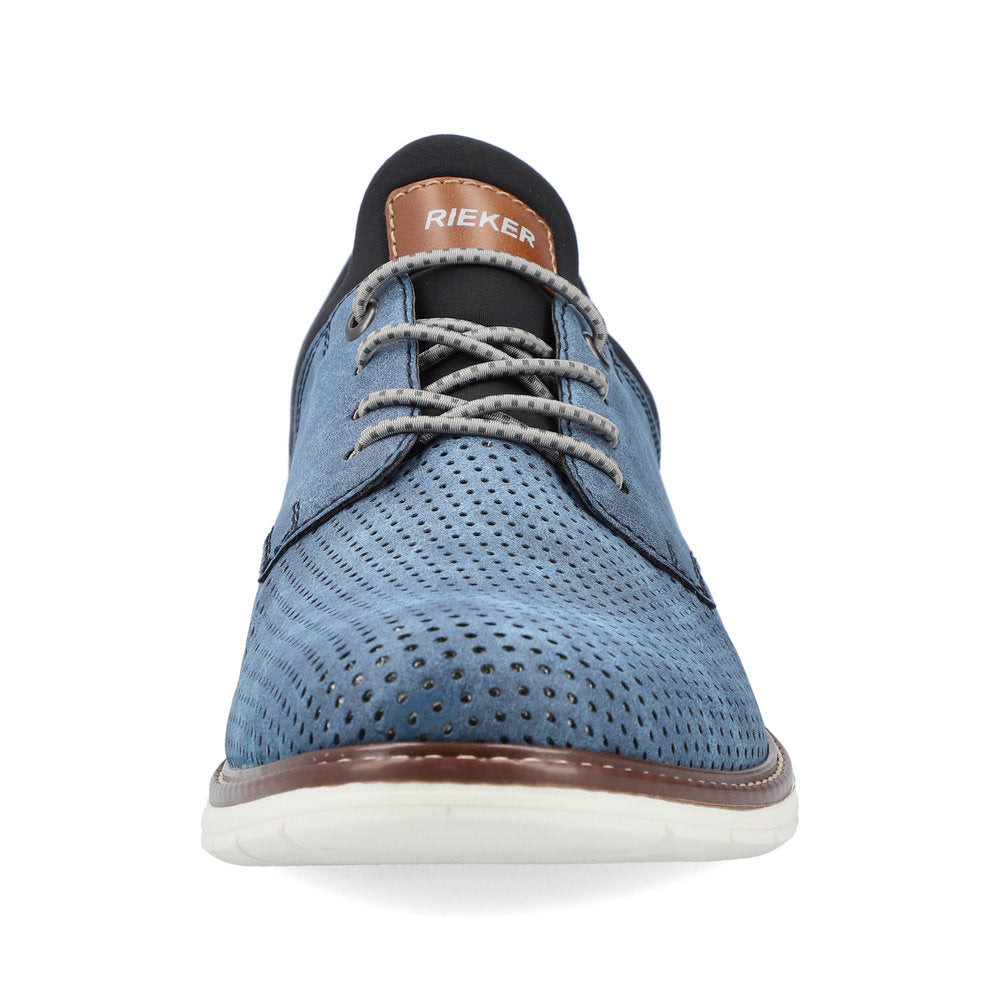 Rieker Men's Style 14450 Dress Slip-On - Blue 6BVhYL4t