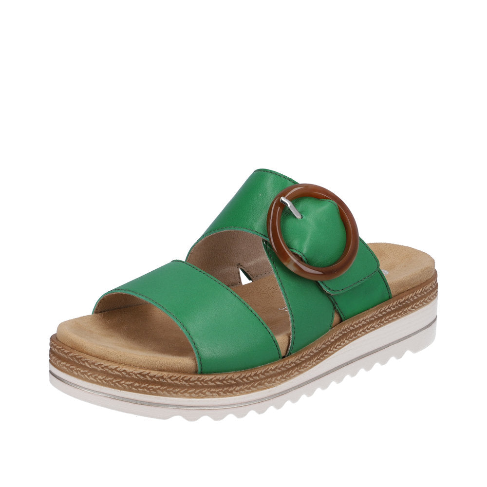 Remonte Women's Style D0Q51 Casual Mule - Green