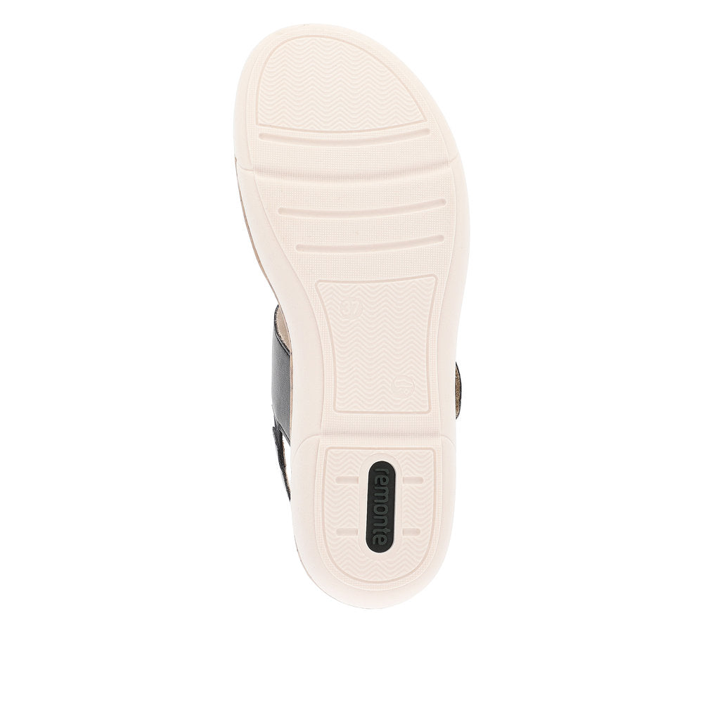 Remonte Women's Style R6853 Casual Sandal - Black Combination 2neu7wBb