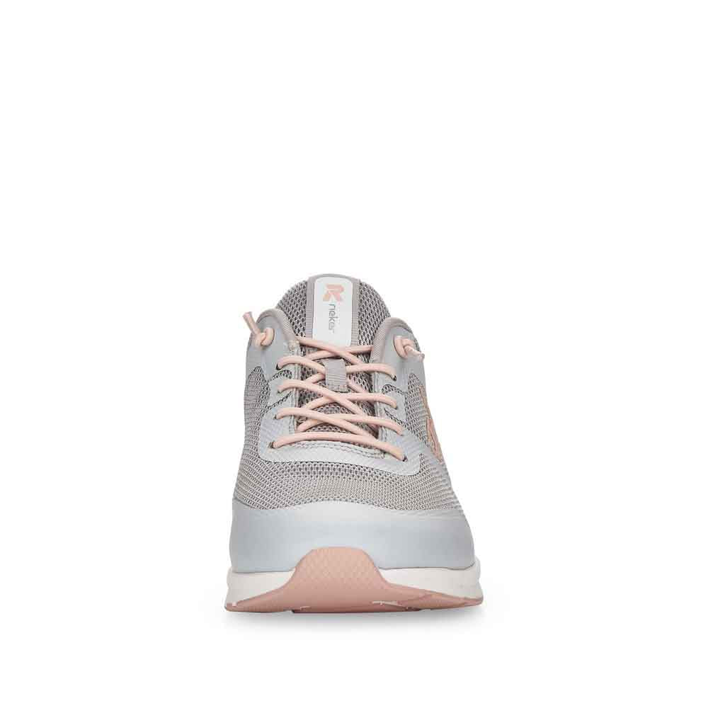Rieker Evolution Women's Style 40102 Athletic Lace-Up - Grey Combination HXo3WMmT