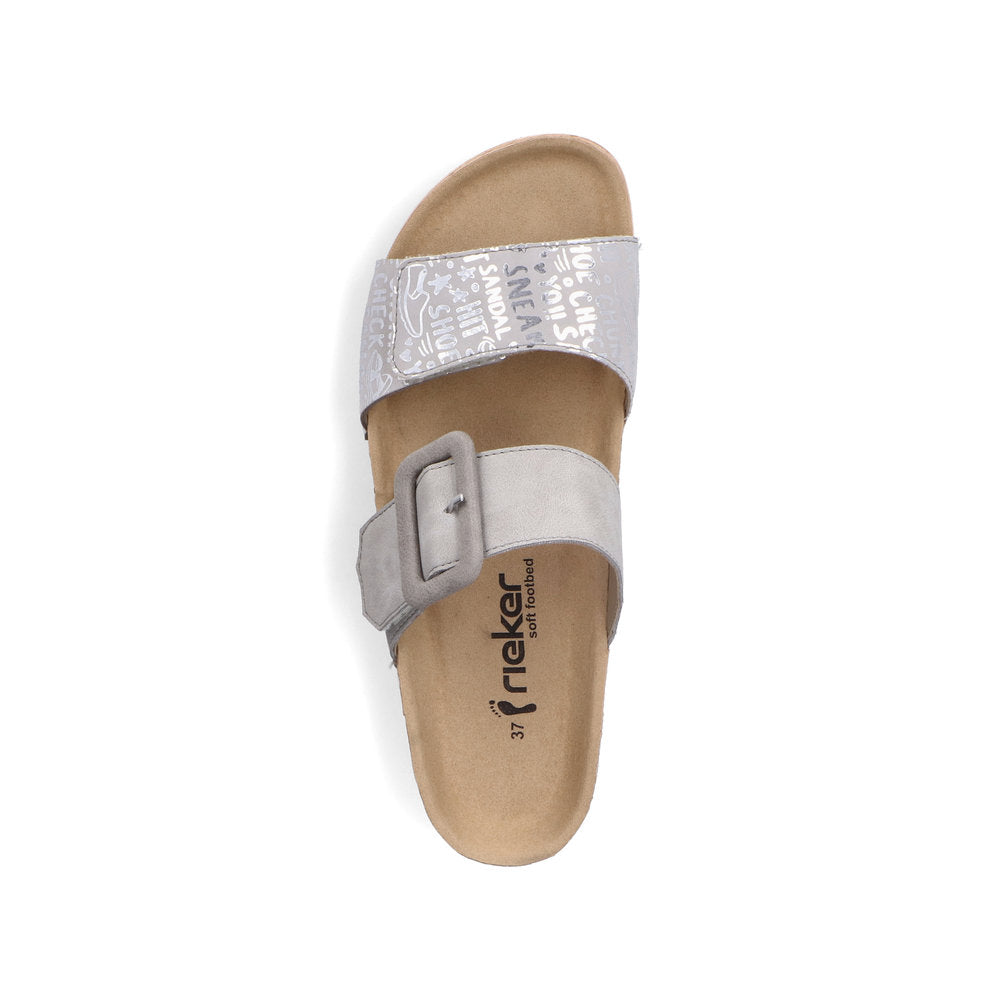 Rieker Women's Style 69881 Casual Mule - Grey ix5hBz4Z