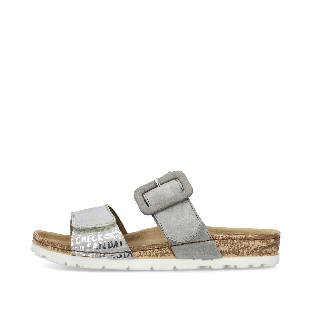 Rieker Women's Style 69881 Casual Mule - Grey ix5hBz4Z