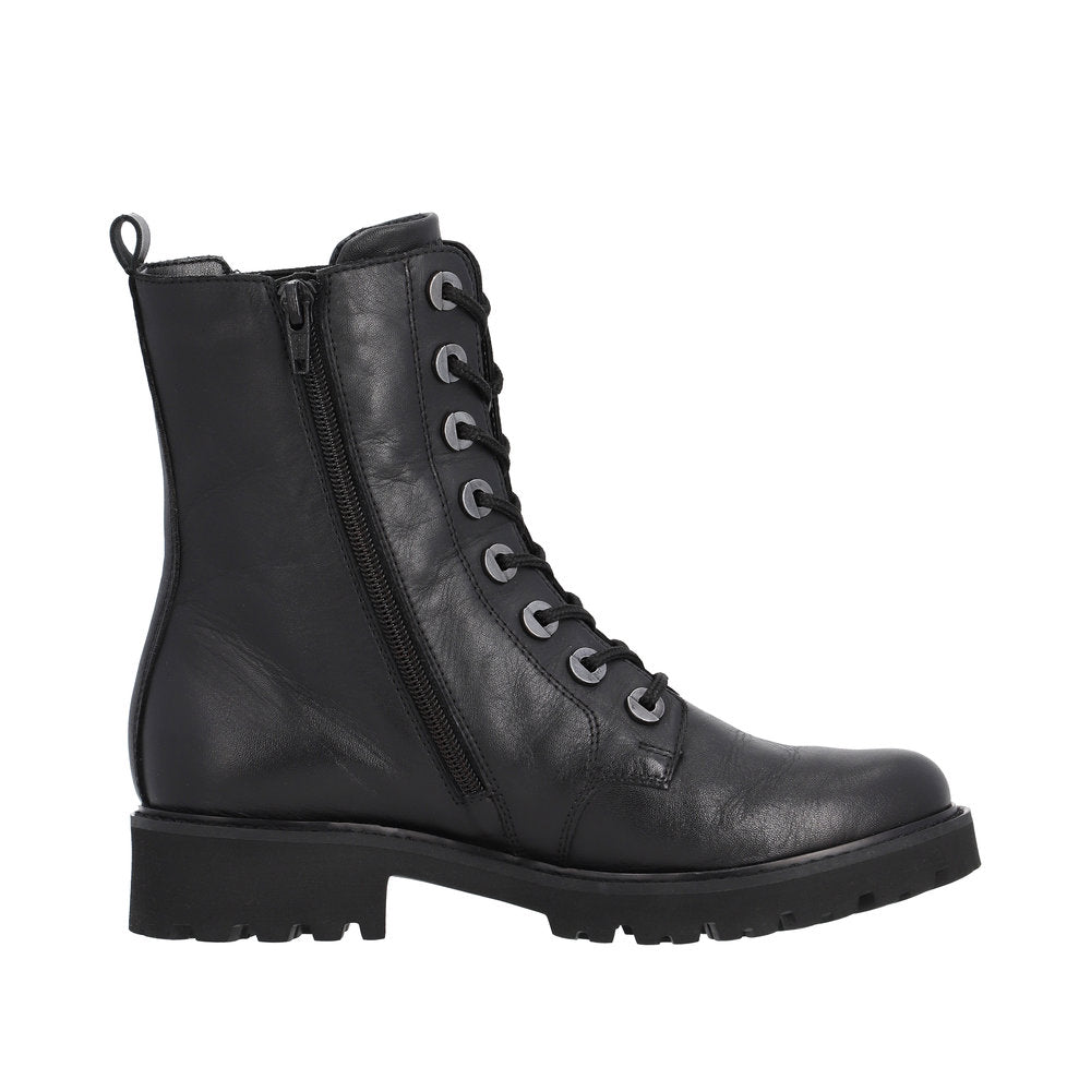 Remonte Leather Women's Mid Height D8668 Mid-Height Boots - Black HwrNRNeI