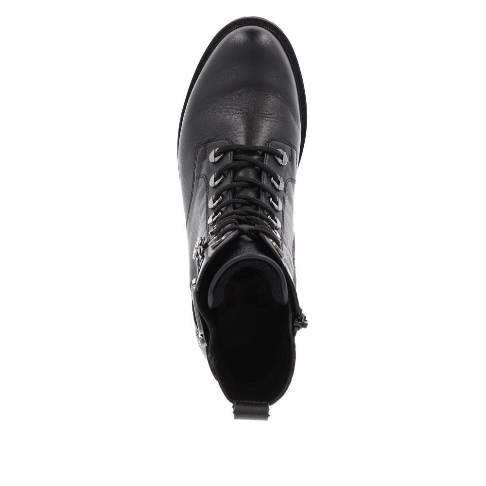 Remonte Leather Women's Mid Height D8668 Mid-Height Boots - Black HwrNRNeI