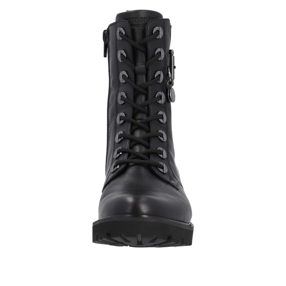 Remonte Leather Women's Mid Height D8668 Mid-Height Boots - Black HwrNRNeI