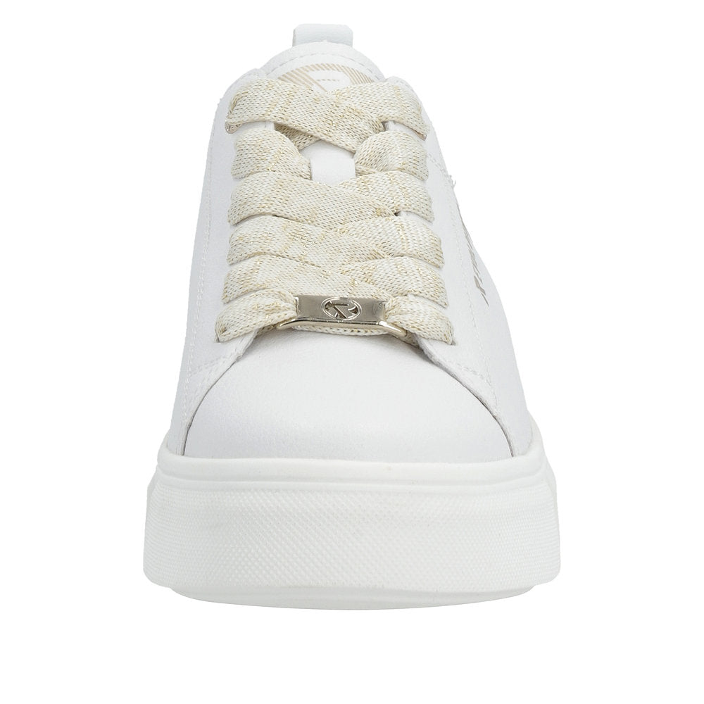 Rieker Evolution Women's Style W0502 Athletic Lace-Up - White rYlcAZFO