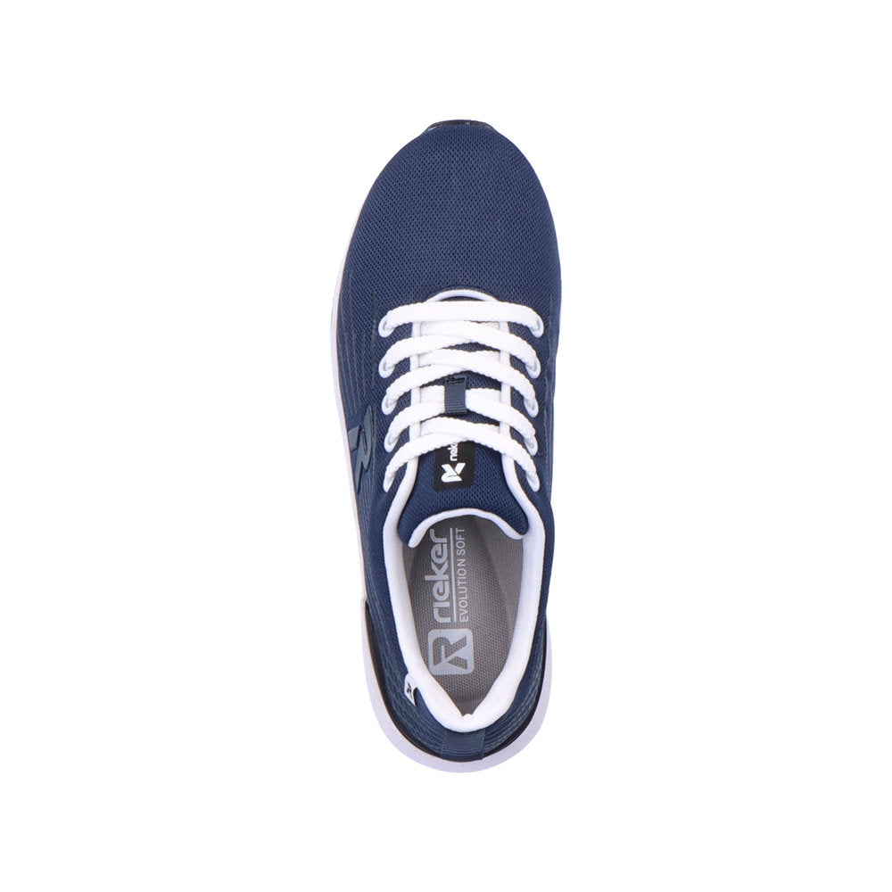 Rieker Evolution Women's Style 40108 Athletic Lace-Up - Blue C0LGyAus