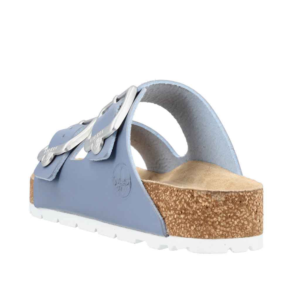 Rieker Women's Style 69384 Casual Mule - Blue eZla03UR