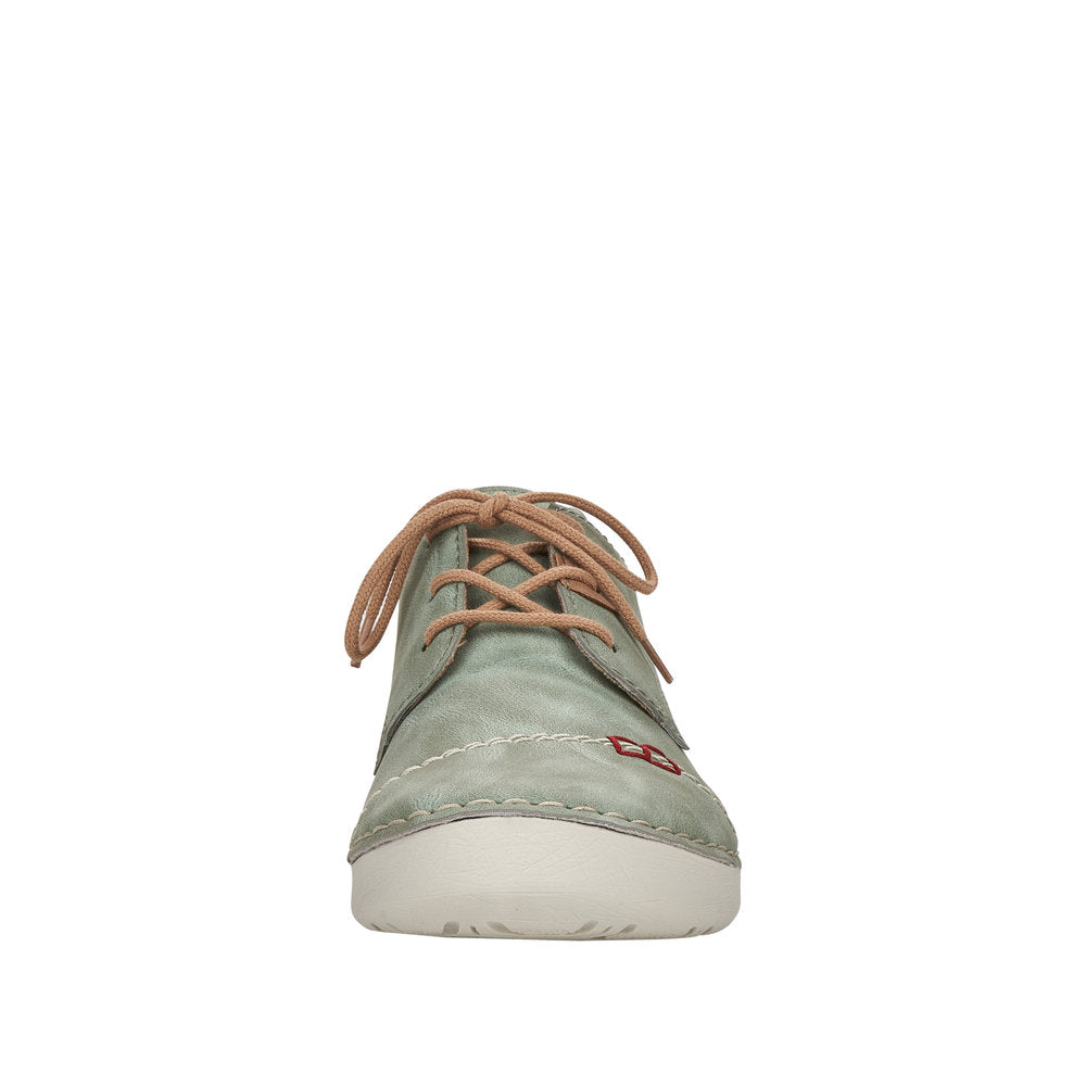 Rieker Women's Style 52528 Casual Lace-Up - Green 5Vh166wy