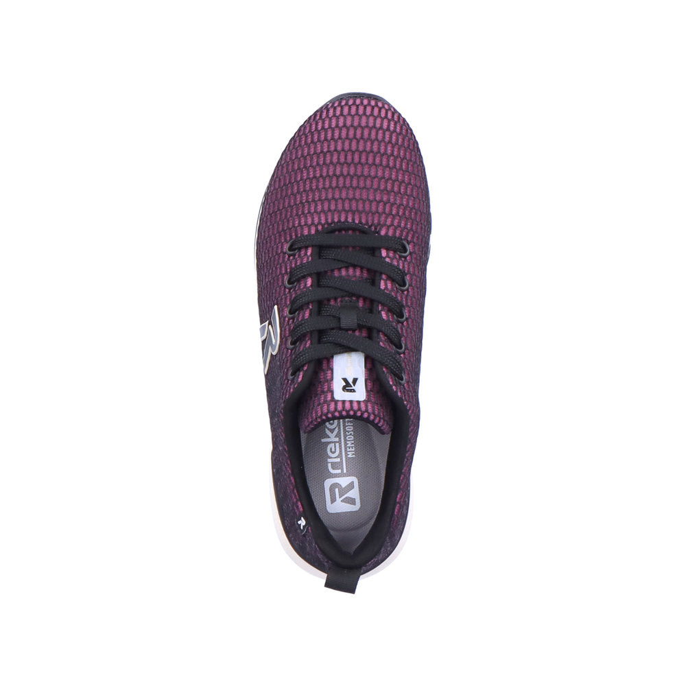 Rieker Evolution Women's Style 40103 Athletic Lace-Up - Red Combination VzUQxijA