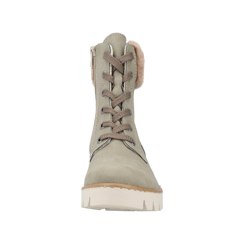Rieker Synthetic Material Women's Short X5718 Ankle Boots - Green jHlwpSLi