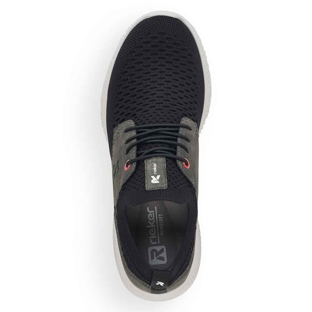 Rieker Evolution Men's Style 07401 Athletic Slip-On - Black Combination GRqoLFiv
