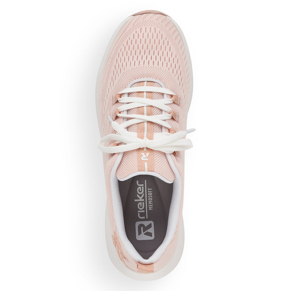 Rieker Evolution Women's Style 42103 Athletic Lace-Up - Pink 4T9Xjr7m