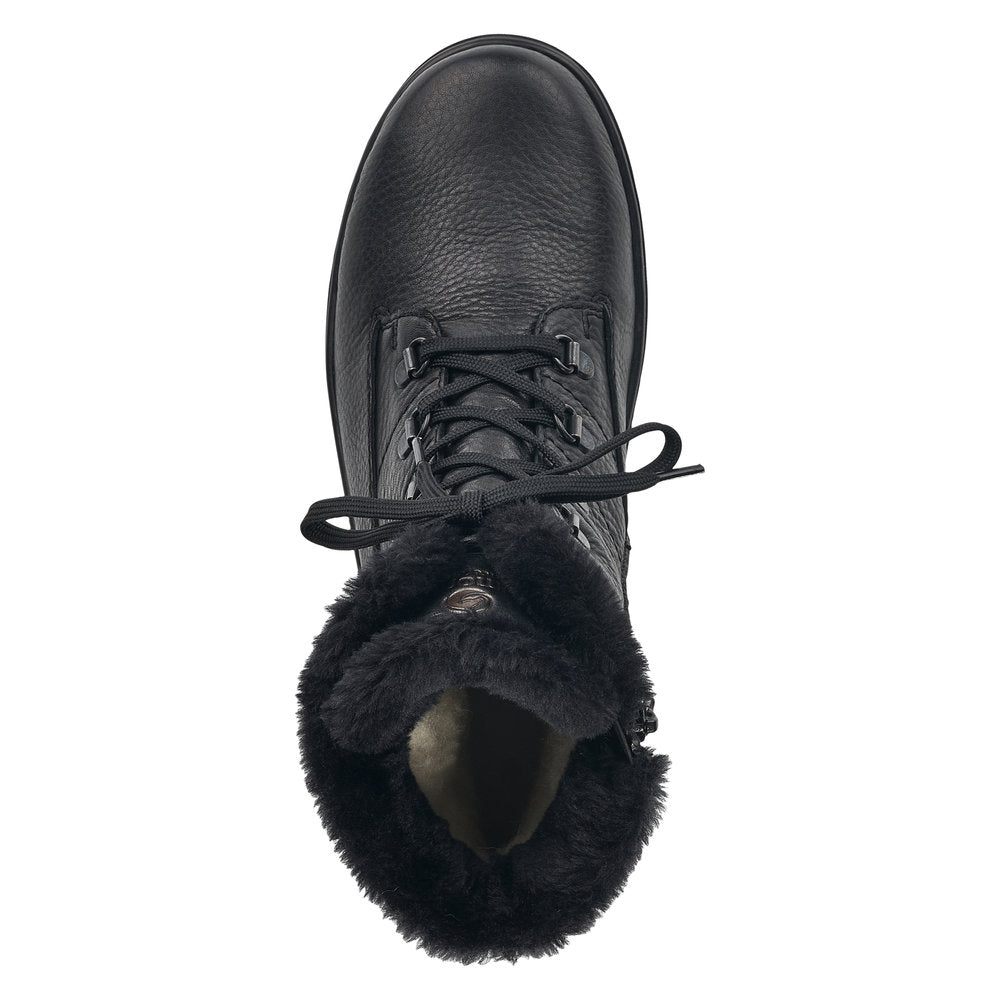 Remonte Leather Women's Mid Height R8480-01 Mid-Height Boots - Black a8M3y3Tj