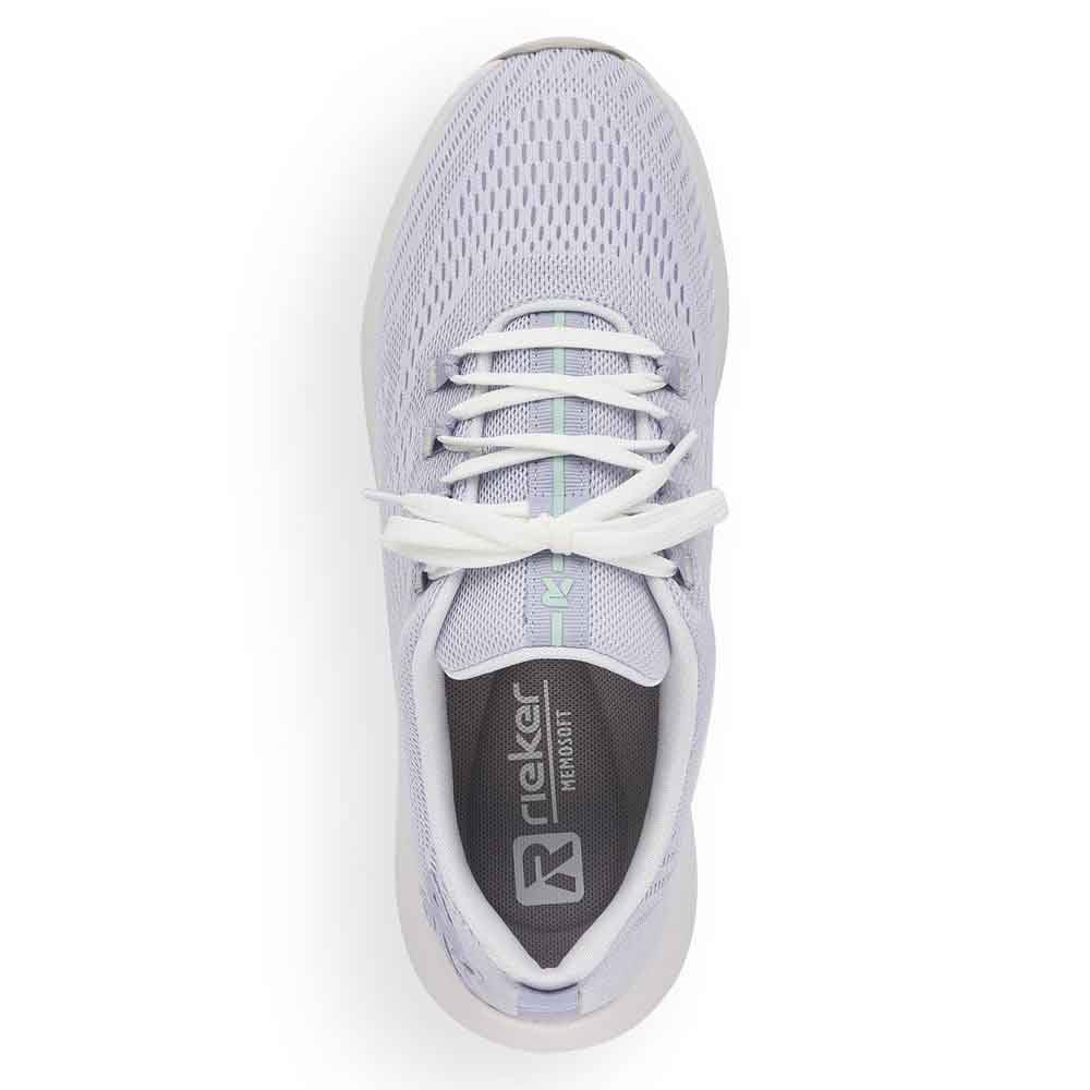 Rieker Evolution Women's Style 42103 Athletic Lace-Up - White EdhWoBla