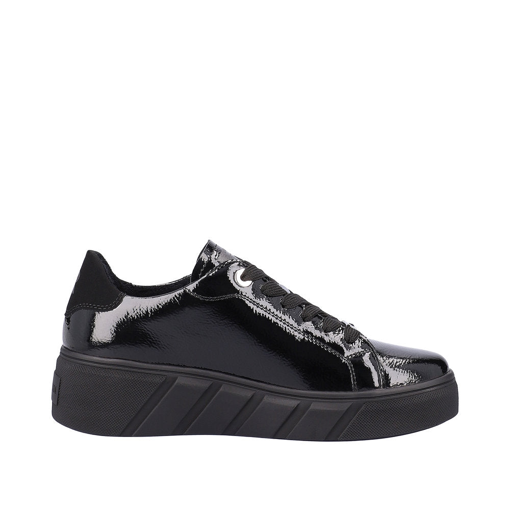 Rieker Evolution Women's Style W0501 Athletic Lace-Up - Black LvmHWWxd