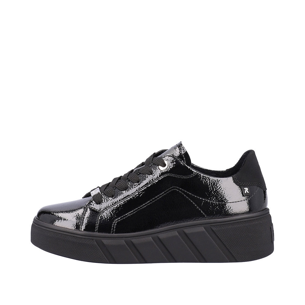 Rieker Evolution Women's Style W0501 Athletic Lace-Up - Black LvmHWWxd