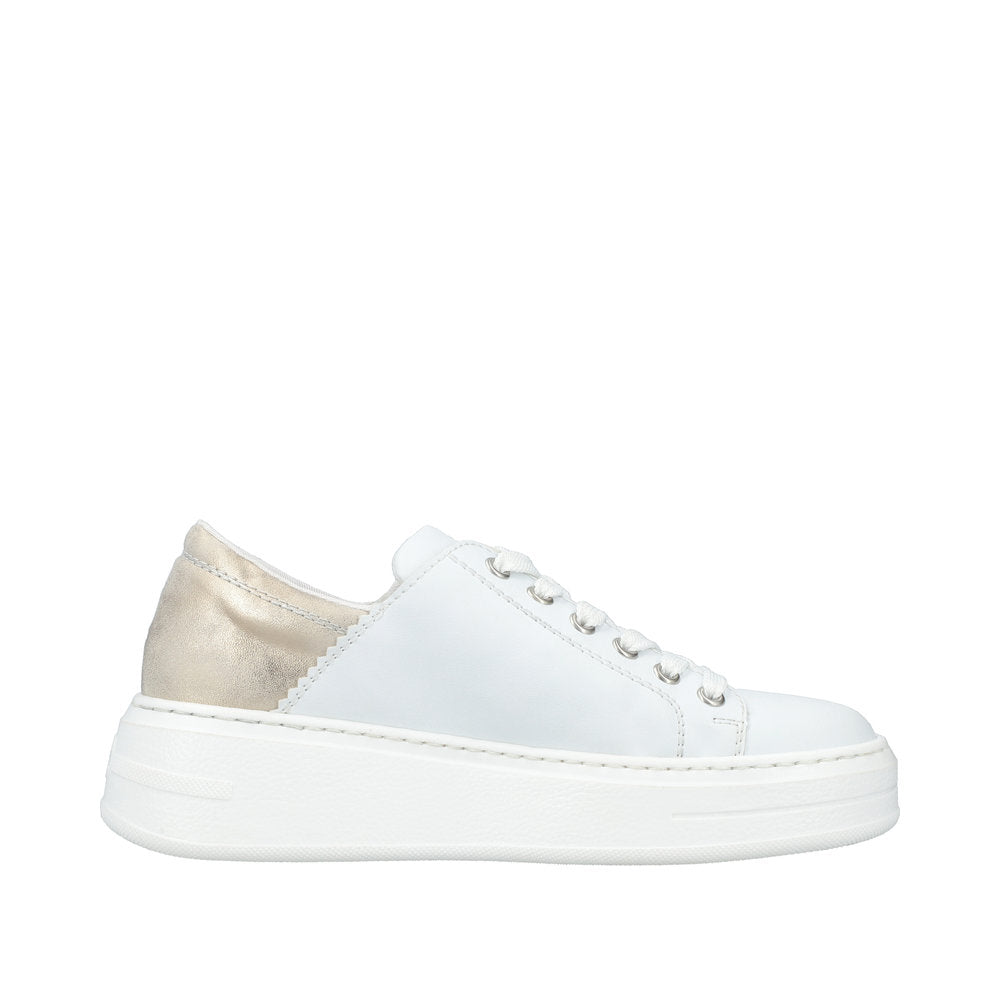 Rieker Women's Style N5440 Athletic Lace-Up - White uGdfzU2T