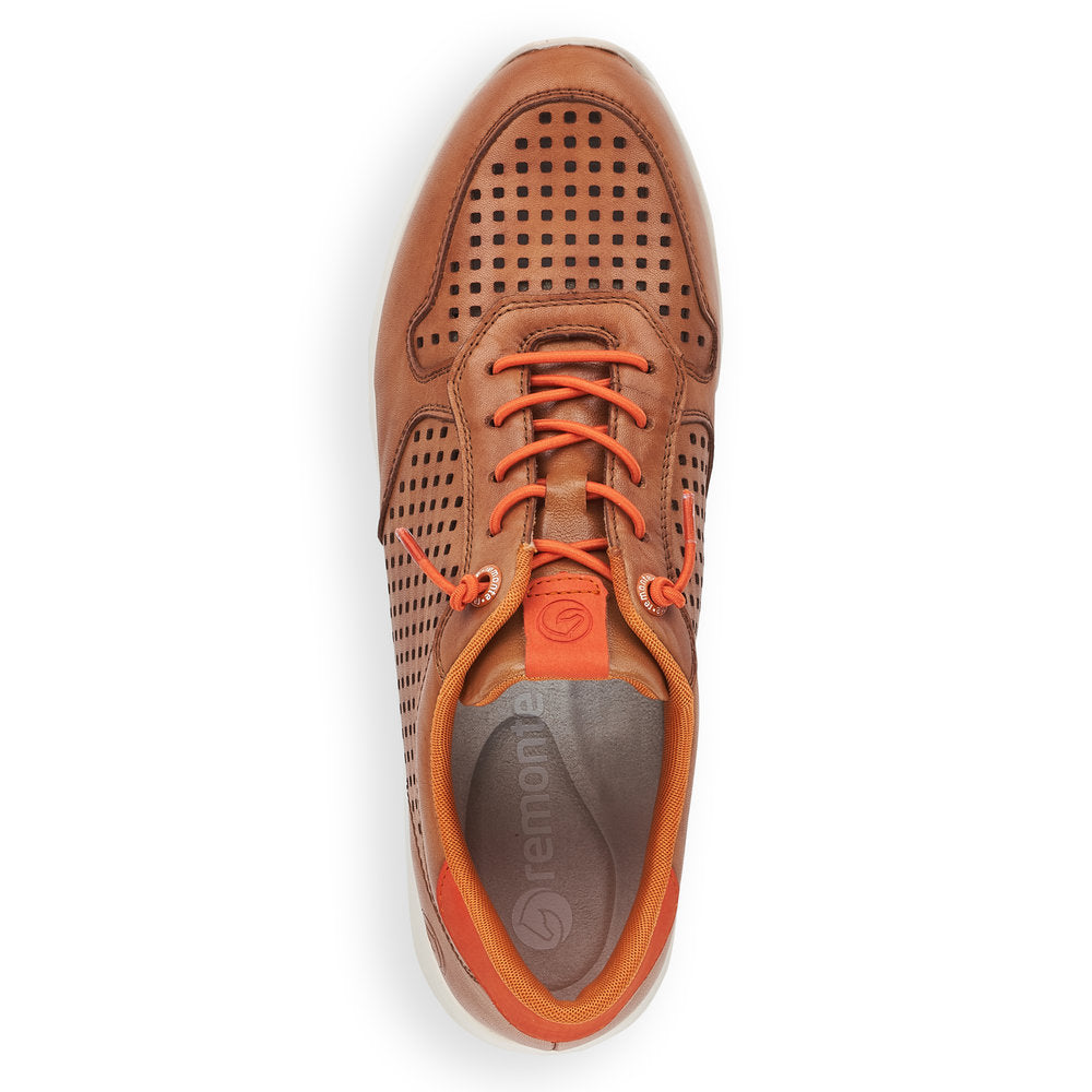 Remonte Women's Style D3103 Casual Lace-Up - Brown Combination R1maZjiv