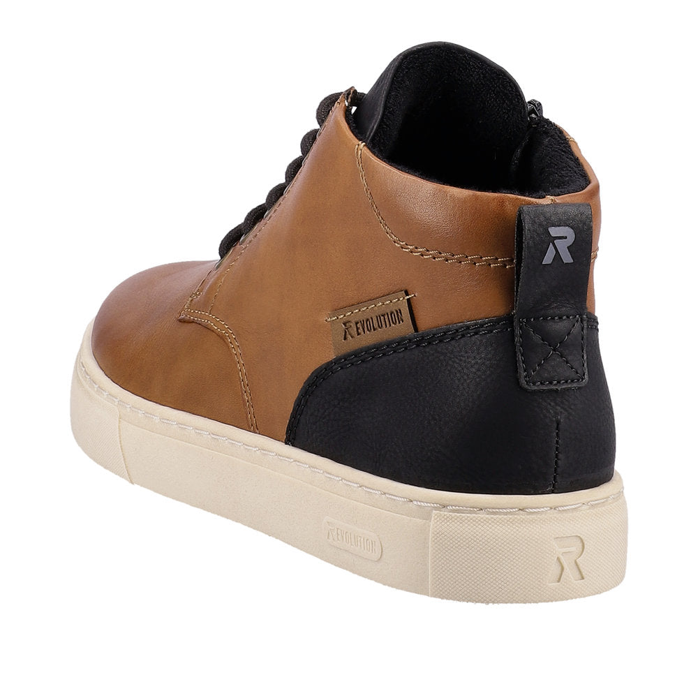 Rieker Evolution Leather Men's U0762 Ankle Boots - Brown hnnat9eQ