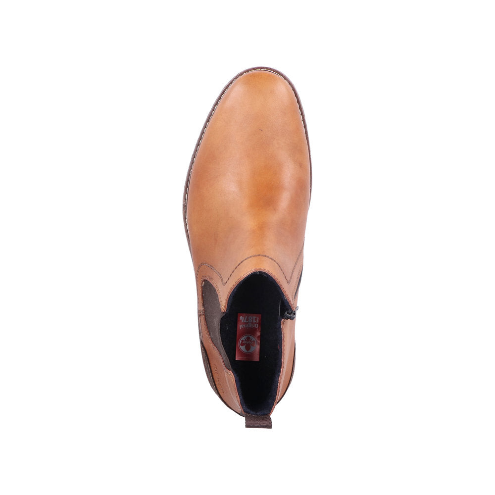 Rieker Leather Men's 13751 Ankle Boots - Orange SPZ2n0CS