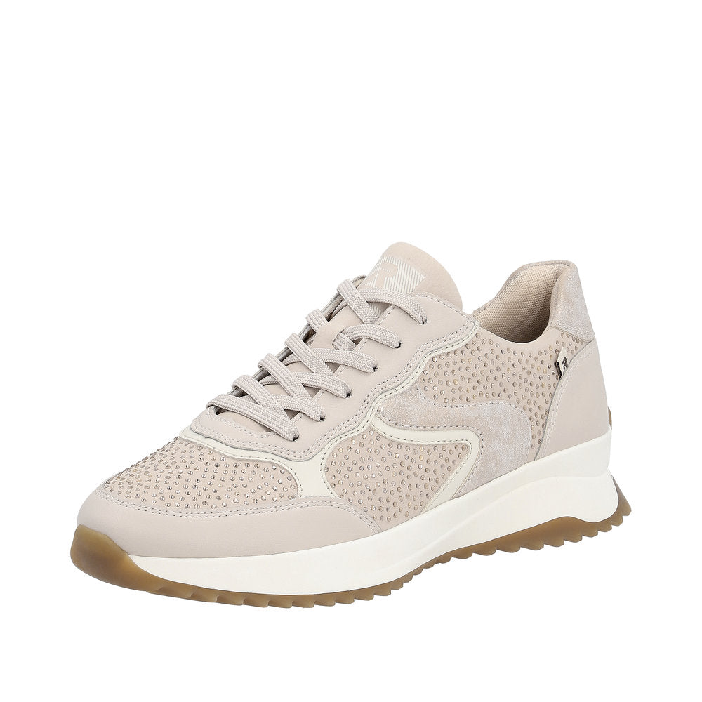 Rieker Evolution Women's Style W1304 Athletic Lace-Up - Pink